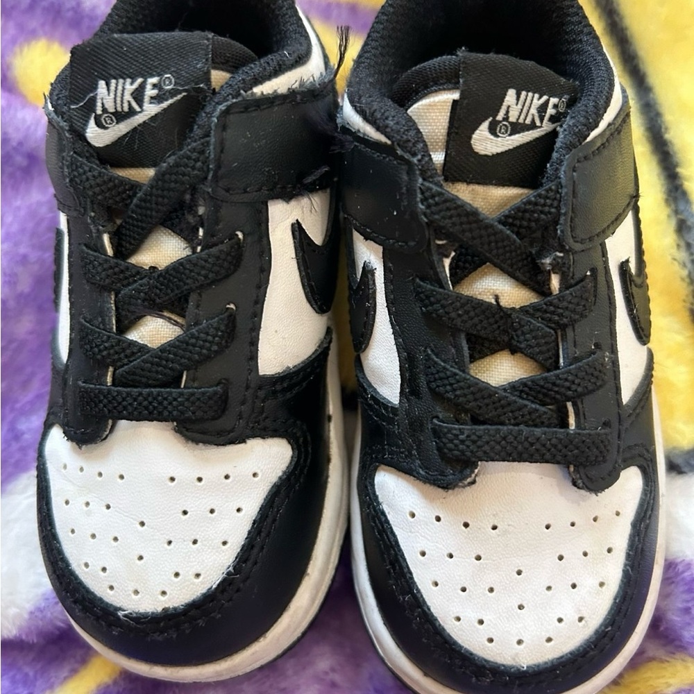 Nike Kids Black and White Sneakers